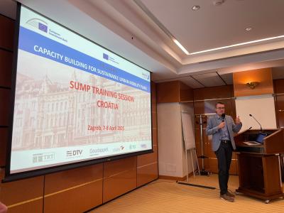 Held on 07-08 of April 2025, the Sustainable Urban Mobility Plan (SUMP) training in Zagreb, Croatia, was a unique capacity building opportunity for 33 committed urban transport specialists.