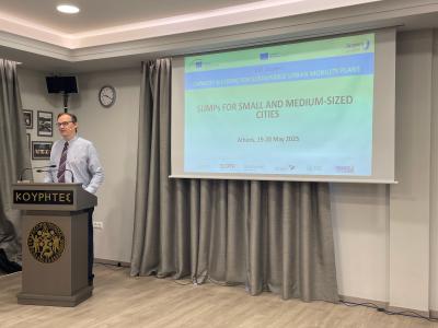 Photos to illustrate the photos of a SUMP training held in Greece