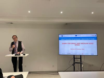 Held on 08-09 of October 2025, the Sustainable Urban Mobility Plan (SUMP) training in Hamrun, Malta, was a capacity building event for 38 committed urban transport specialists. The event was the second event in Phase II of the SUMP training events; all events are run by the EIB on behalf of DG MOVE.