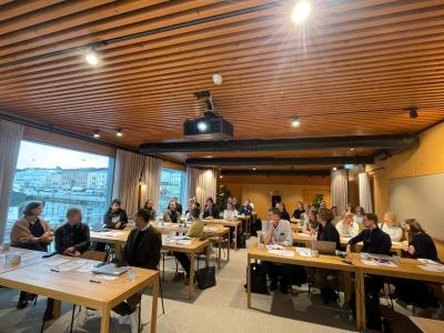 Held on 28–29 October 2025 in Helsinki, the Sustainable Urban Mobility Plan (SUMP) training brought together 34 dedicated urban transport specialists for an intensive capacity-building event. This training marked the third event in Phase II of the SUMP training series, which is organised by the European Investment Bank (EIB) on behalf of the Directorate-General for Mobility and Transport of the European Commission.