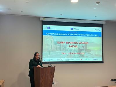 Held on 11-12 of November 2025, the Sustainable Urban Mobility Plan (SUMP) training in Riga, Latvia, was a capacity building event for 30 committed urban transport specialists. The event was the fourth event in Phase II of the SUMP training events; all events are run by the EIB on behalf of DG MOVE.