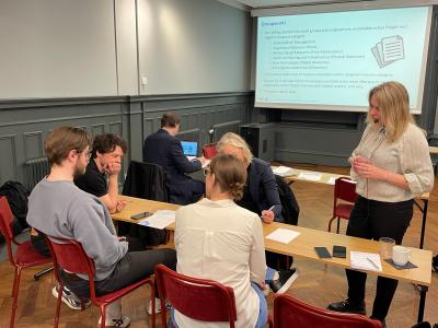 Held on 05-06 May 2026, the Sustainable Urban Mobility Plan (SUMP) training in Stockholm, Sweden, was a unique capacity building opportunity for 35 committed urban transport specialists.
The event included a total of 9 training modules (3 core and 6 electives) on SUMP-related topics that provided a detailed overview of the challenges and best practices in establishing SUMPs.
The training began with introductions by Mr Henrik Zetterquist (Trafikverket) and Mr Mark Finer followed by a tour de table.