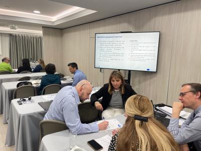 Photos to illustrate the photos of a SUMP training held in Greece